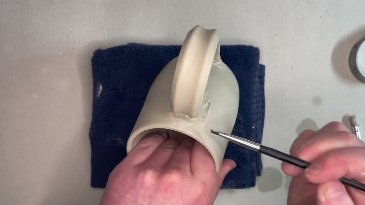 The Clay Warehouse Attaching Handles to Pottery Mugs YouTube