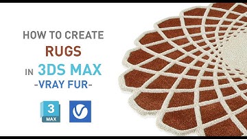 How to create any type of rug | Vray Fur - Gan Caleido Rug