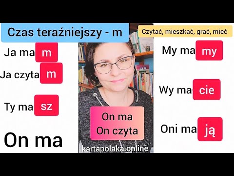 #курскартаполяка #kartapolaka Karta Polaka w minutę! Odc. 43. Czasowniki I koniugacja - m