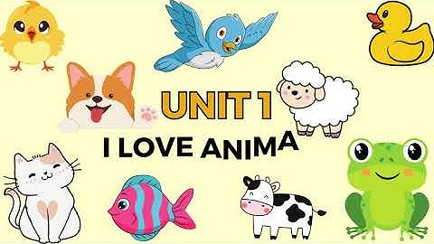 GET READY FOR STARTERS (VOCABULARY) - UNIT 1: I LOVE ANIMALS!