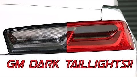 GM Dark Taillights Installed LIVE!!