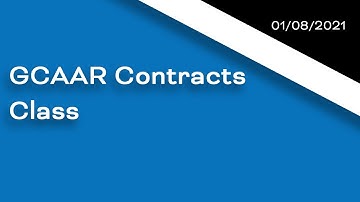 GCAAR Contracts Class | #Marylandrealtor #Marylandrealestate #realestatecontract #DCRealtor