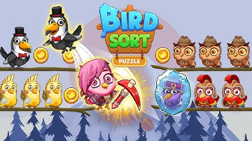 Bird Sort Puzzle Color Game Mobile Game | Gameplay Android