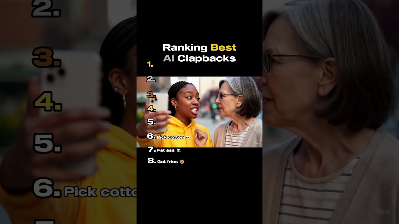 Ranking Best AI Clapbacks Shorts Funny Trending