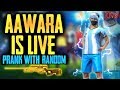 Free Fire Live Hindi || Prank With Random Players || Team BFA