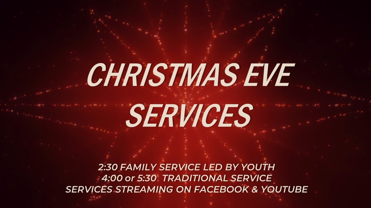 Prairie Bible Church Christmas Eve Services YouTube