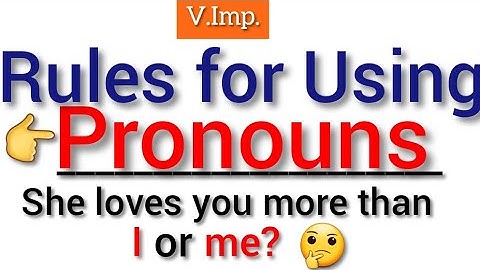 Rules for Using Pronouns || Pronoun rules for competitve exams ||Avoid grammatical errors