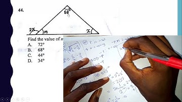 WASSCE 2017 mathematics May June Objectives Questions 41to 50