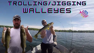 WALLEYES Jigging and Trolling Great Techniques!!