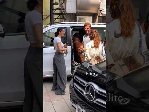 Greek God Aka Hrithik Roshan Spotted with Saba Azad At Bandra | Latest Updates | #shorts
