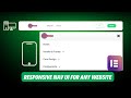 No CSS, No Plugin. Just This Sleek Elementor Navbar