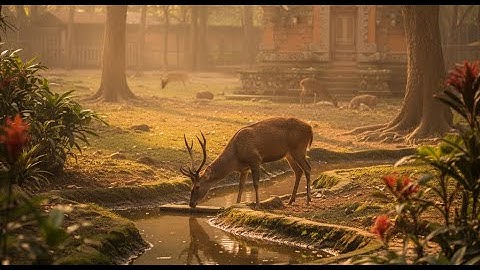 🦌 The Graceful Deer at the Zoo — Calm Moments in Nature ✨