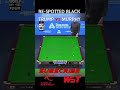 Tactical frame &amp; Re-Spotted Black Judd Trump vs Shaun Murphy #trump #snooker #shorts