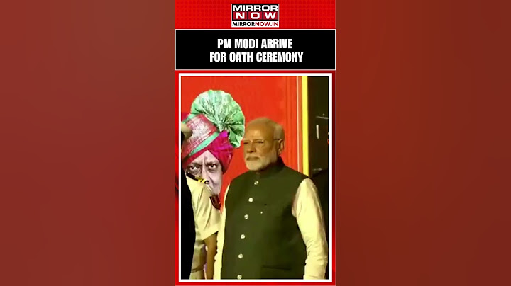 Watch: PM Narendra Modi At Mumbai's Azad Maidan For Oath Ceremony | #shorts