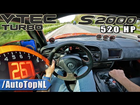 520HP HONDA S2000 VTEC *INSANE TURBO* on Autobahn by AutoTopNL