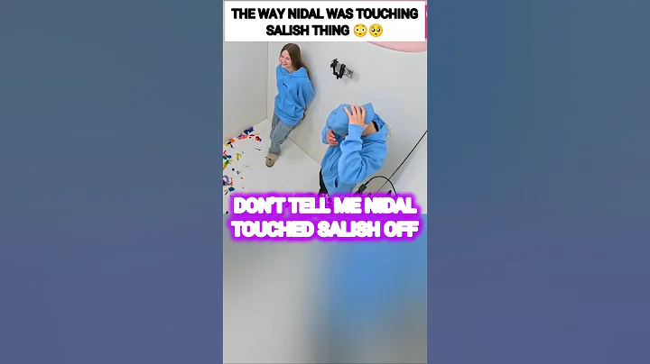 The WAY Nidal Wonder was TOUCHING Salish Matter thing?😳#nalish #shorts #trending #love #funny #viral
