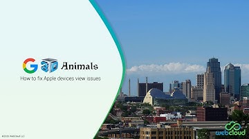 Google animal 3D view issues fixed  for apple devices.