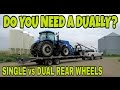 Dually vs Single Rear Wheel Pickups!  Must watch!