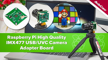 #RaspberryPi 高品質カメラ（マイク付きウェブカメラ、1080P 60fps、4K 20fps、プラグアンドプレイ）