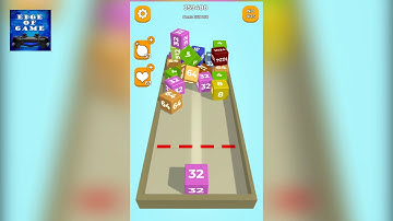 world record || Chain Cube: 2048 3D merge game || 32k cube || Edge of game