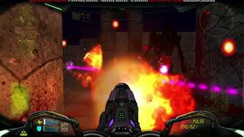 DOOM II w/ Project Brutality/Maps of Chaos Overkill - Map 10 Refueling Base