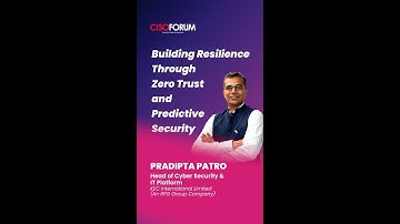 Pradipta Patro, Head of Cyber Security & IT Platform, KEC International Limited An RPG Group Company