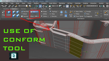 how to use conform tool in 3ds max | 3ds max tutorial 2021