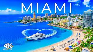 Sunlit Coastlines – Miami 4K Drone Footage | Ocean Drive, Turquoise Shores &amp; Deep House Flow