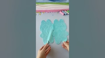 How To Sew A Plush Bunny 🖤 Super Easy Sewing Project #shorts #handmade