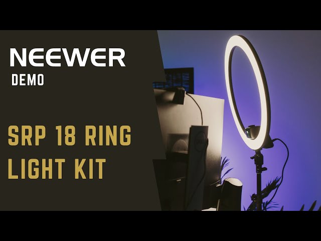 Neewer Demo  SRP18 Ring Light Kit 