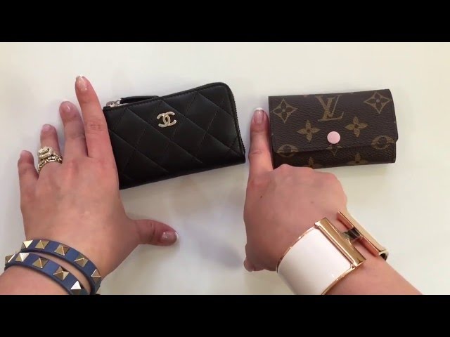 Chanel O Key Case and Louis Vuitton 6 Key Holder / Cles Comparison