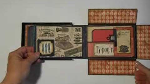 Mini Album in a Box, Graphic 45 Typography