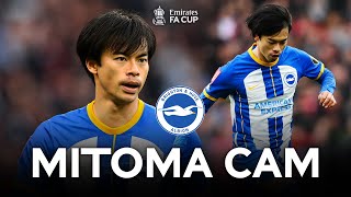 Kaoru Mitoma | Player Cam | Brighton 0-0 (6-7 PENS) Manchester United | Emirates FA Cup 22-23