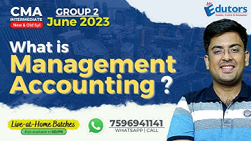 CMA Inter - Management Accounting | Group 2 | June (2023) | Batch Starts 26/12/2022 | @gouravkabra