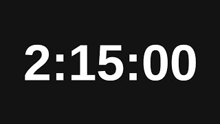 2 小時15分鐘倒數計時 2 hour 15 minutes countdown timer