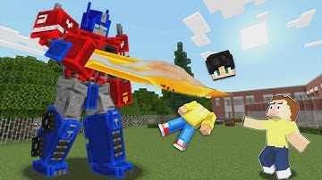 Using TRANSFORMERS to Fool My Friends in Minecraft! (Tagalog)