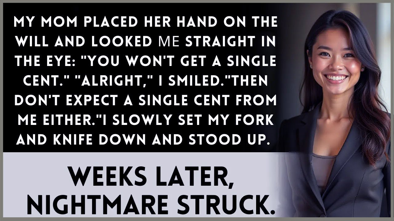 SHOCKING! Parents Invited Me Over Just to Say Their Will Leaves Everything to My Siblings...