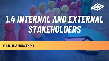 Internal and External Stakeholders  / IB Business Management / Unit 1.4