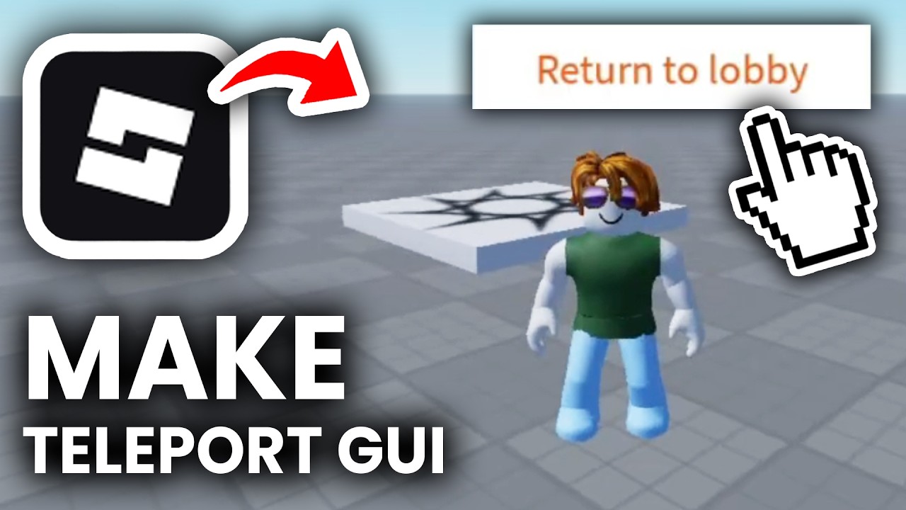 How To Make Teleport GUI In Roblox Studio - Full Guide - YouTube