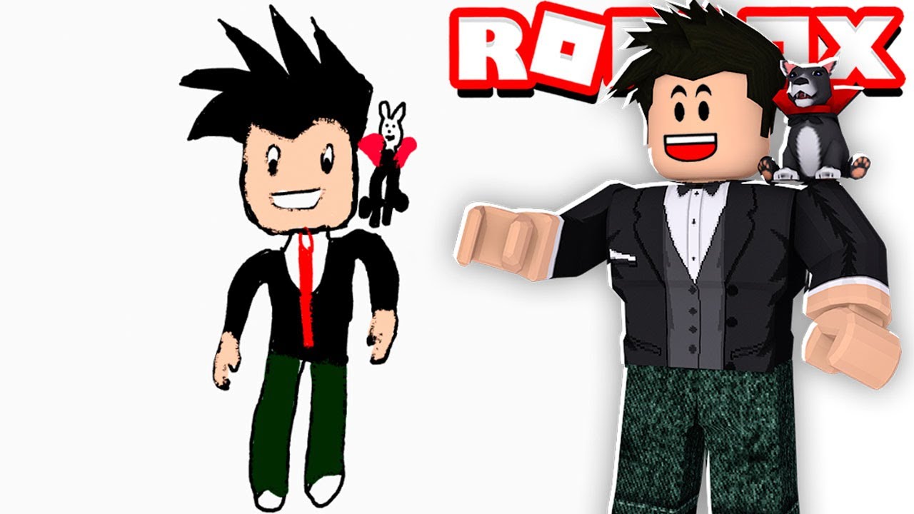 Видео desenhando no roblox