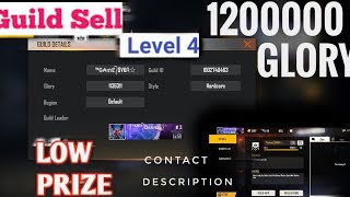 FF Guild sell for half rupees🇮🇳 1200000 glory level 4