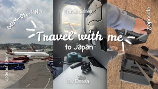 Japan Vlog🇯🇵 Travel with me to Japan✈️ 16 hour travel day 🧳