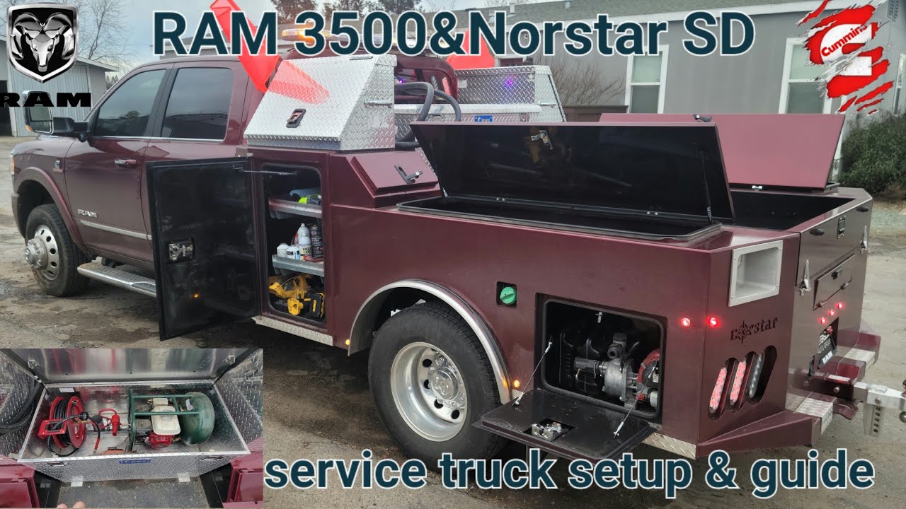 Ram 3500 and Norstar SD service truck setup and guide YouTube