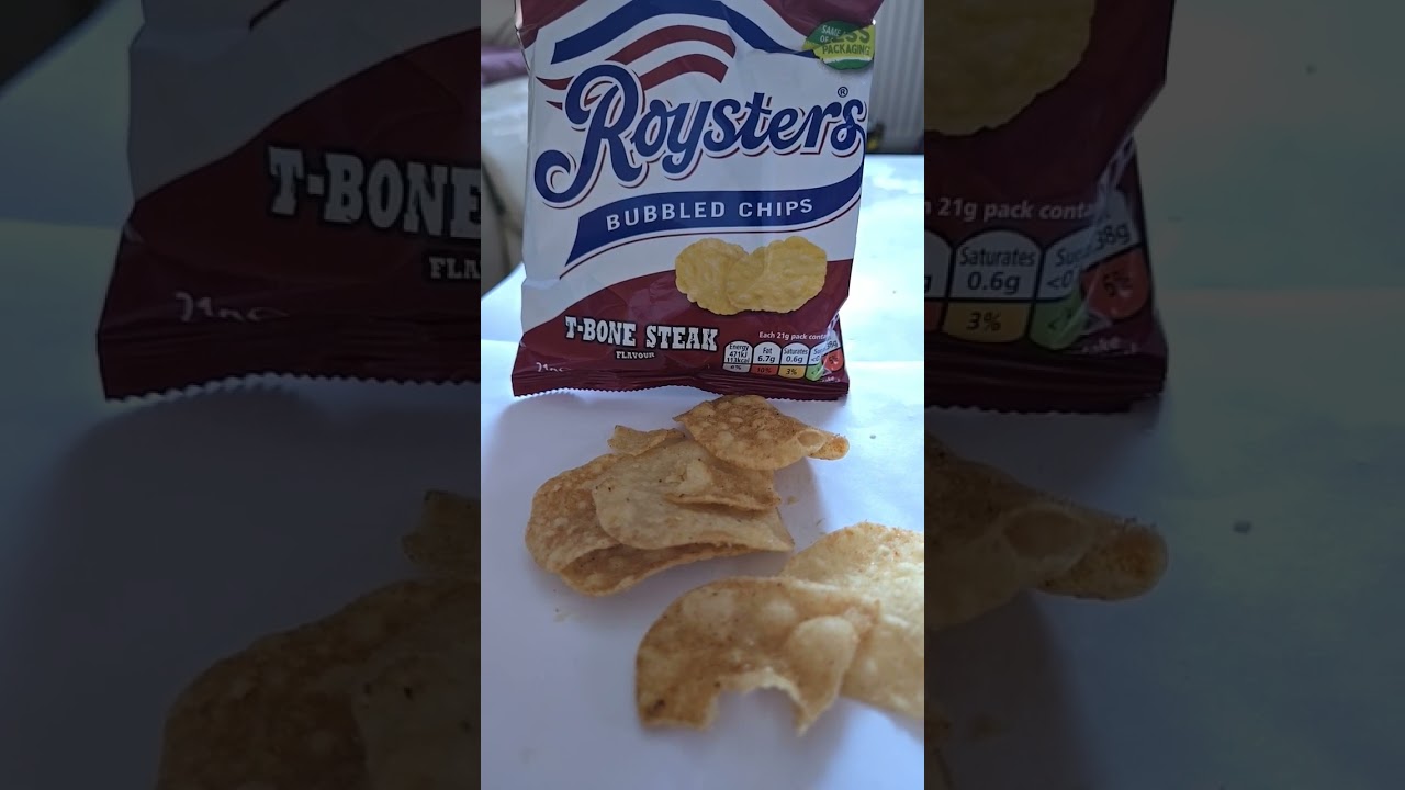 T-BONE STEAK BUBBLED CHIPS ROYSTERS