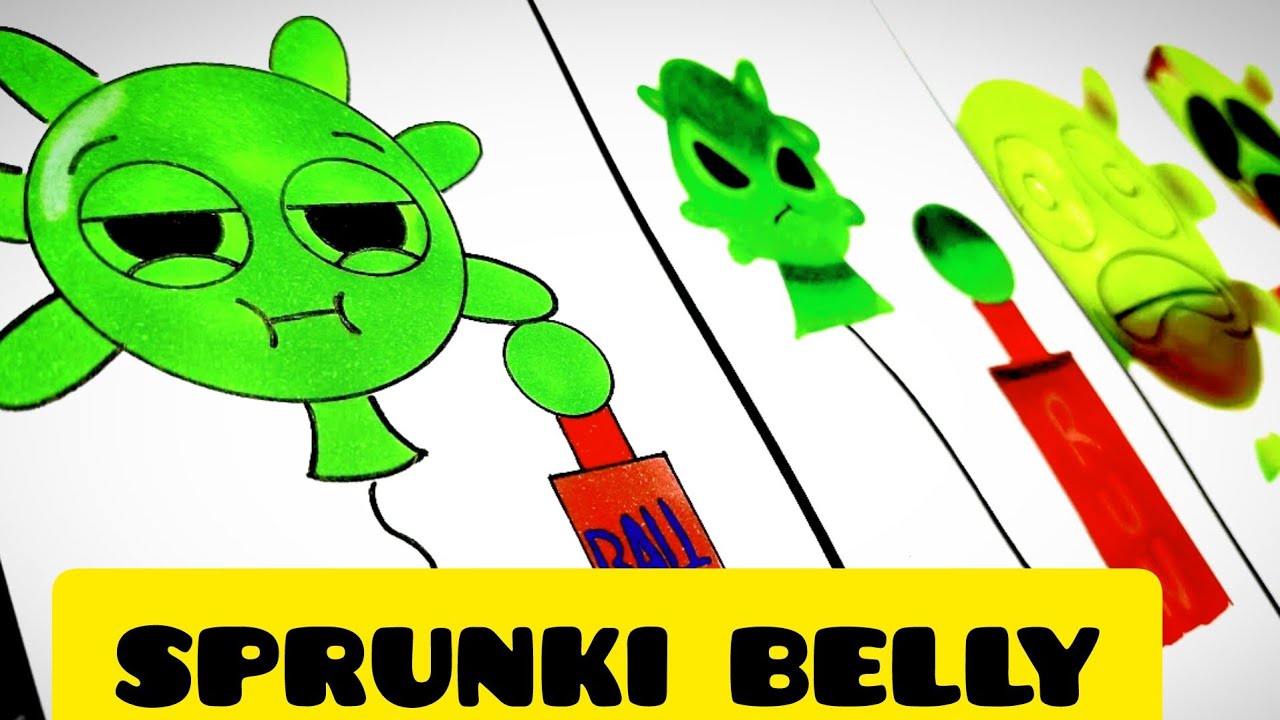 Draw Sprunki Pyramixed Belly Phase 😱🤯.Use 0.2x Speed 😰😰.