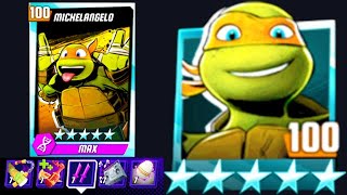 Michelangelo Nick Platinum Level 100 Tier 7 Tmnt Legends