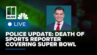 Full LIVE: LA police provide update on death of sports reporter before the Super Bowl Update