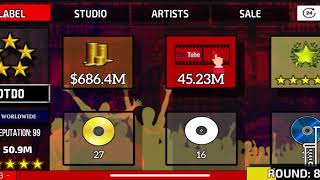 Music Label Manager Extra Hack/Money Cheat screenshot 2