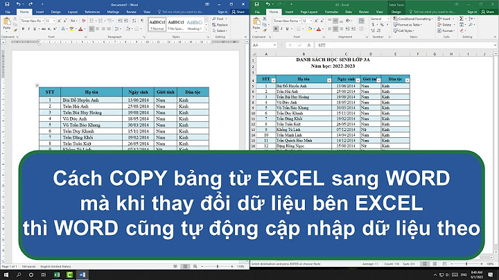 Có cách nào chuyển từ file excel sang word năm 2024