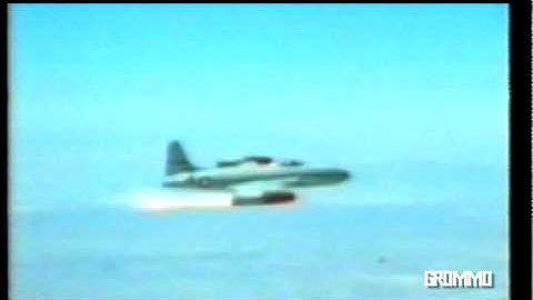 Ramjet engine testing Lockheed P-80 Shooting Star 1947